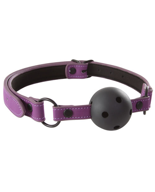 Lust Bondage Ball Gag - Purple - Naughtyaddiction.com