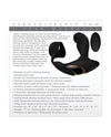 Zero Tolerance Strapped & Tapped Rechargeable Prostate Vibrator - Black - Naughtyaddiction.com