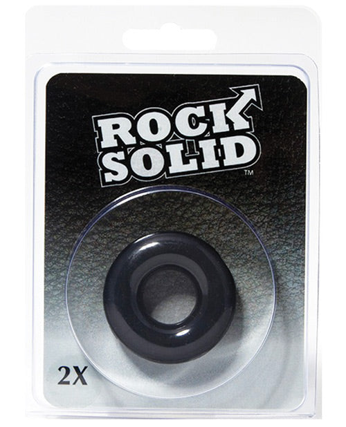 Rock Solid 2" Black Donut Ring - Naughtyaddiction.com