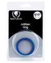 Spartacus 1.5" Rubber Cock Ring - Blue - Naughtyaddiction.com