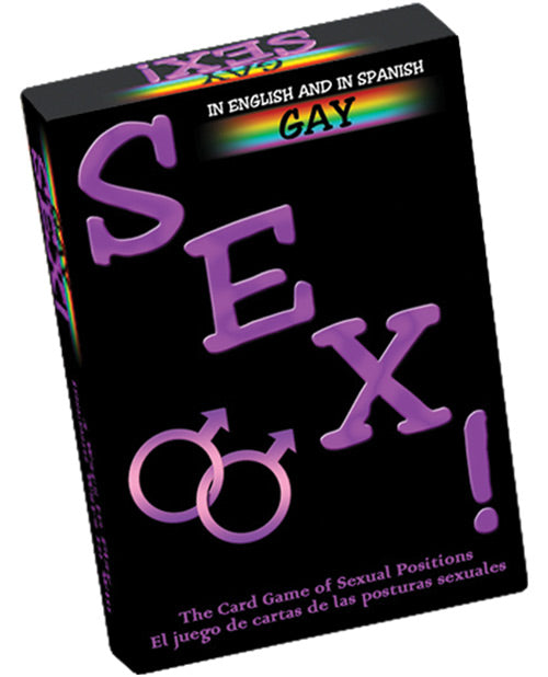 Gay Sex Card Game - Bilingual - Naughtyaddiction.com