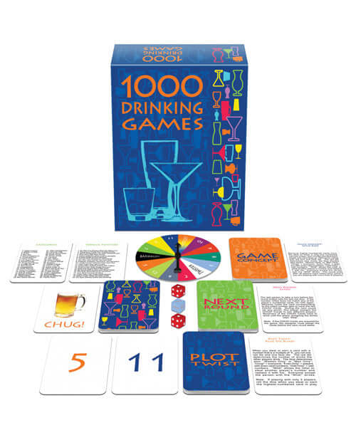 Outrageously fun drinking games for 2-11 adults!