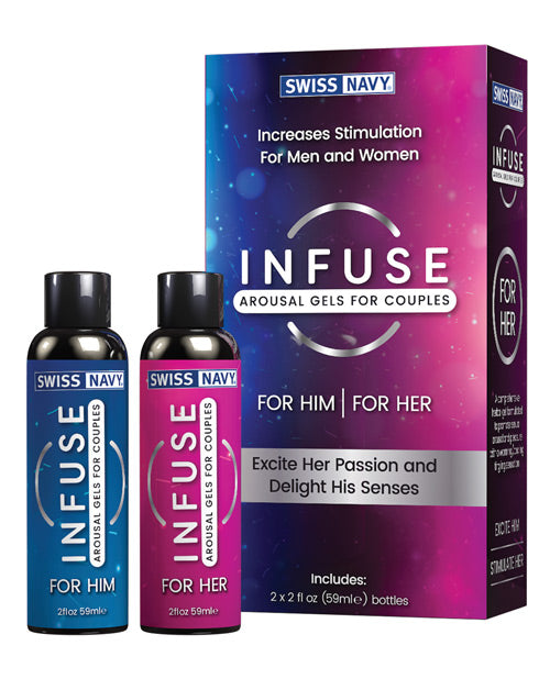 Swiss Navy Infuse Arousal Gels For Couples - Naughtyaddiction.com