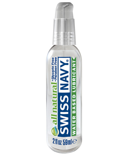 Swiss Navy All Natural Lubricant - 2 Oz Bottle - Naughtyaddiction.com