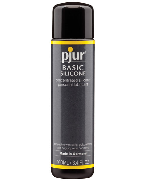 Pjur Basic Silicone Lubricant - 100 Ml Bottle - Naughtyaddiction.com