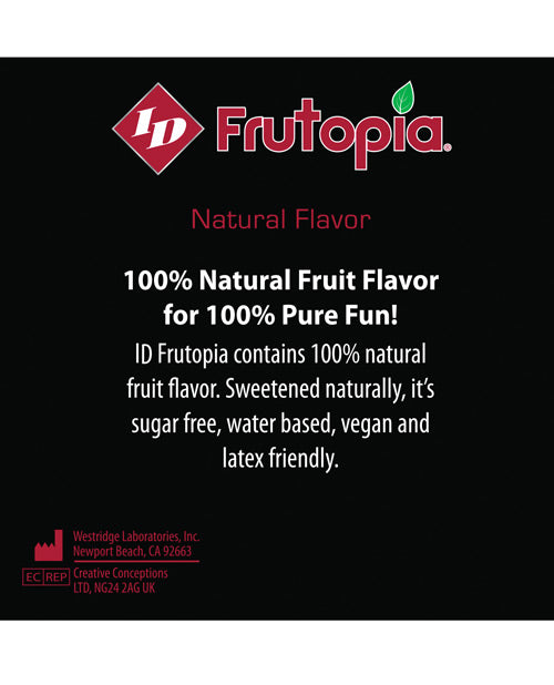 Id Frutopia Natural Lubricant - 3.4 Oz Cherry - Naughtyaddiction.com