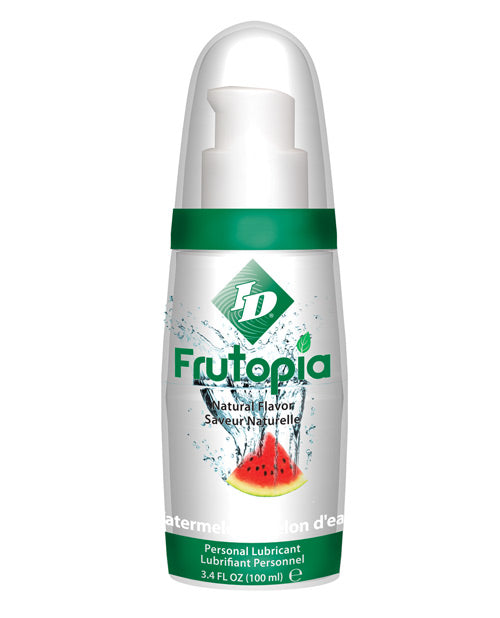 Id Frutopia Natural Lubricant - 3.4 Oz Watermelon - Naughtyaddiction.com