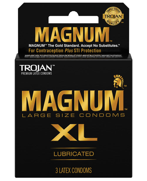 Trojan Magnum Xl - Pack Of 3 - Naughtyaddiction.com