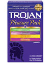 Trojan Pleasure Condoms - Asst. Box Of 12 - Naughtyaddiction.com