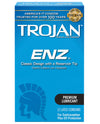 Trojan Enz Lubricated Condoms - Box Of 12 - Naughtyaddiction.com