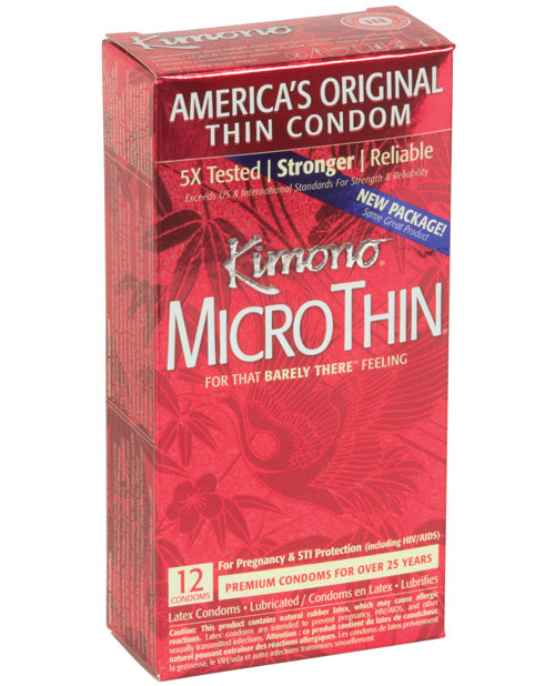 Kimono Micro Thin Condom - Box Of 12 - Naughtyaddiction.com