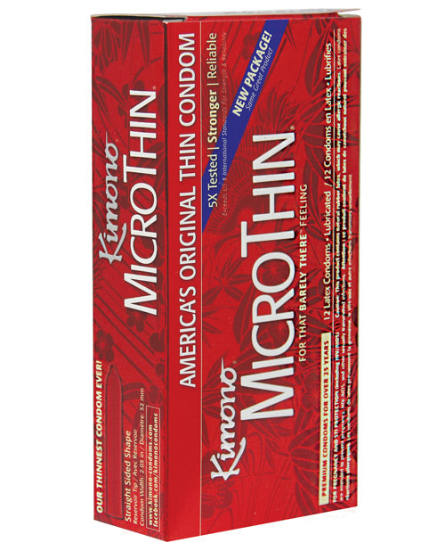 Kimono Micro Thin Condom - Box Of 12 - Naughtyaddiction.com