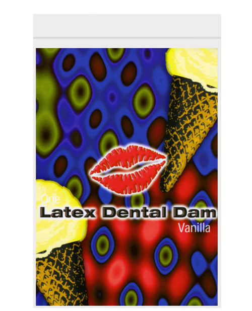 Trust Dam Latex Dental Dam - Vanilla - Naughtyaddiction.com
