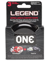 One The Legend Xl Condoms - Box Of 3 - Naughtyaddiction.com