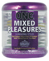 One Mixed Pleasures Condoms - Jar Of 12 - Naughtyaddiction.com