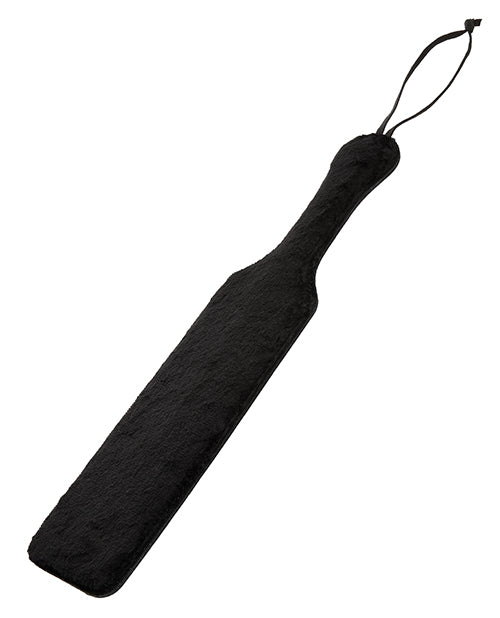 Sportsheets Leather Paddle W-black Fur - Naughtyaddiction.com