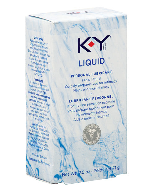 K-y Natural Feeling Liquid - 2.5 Oz - Naughtyaddiction.com