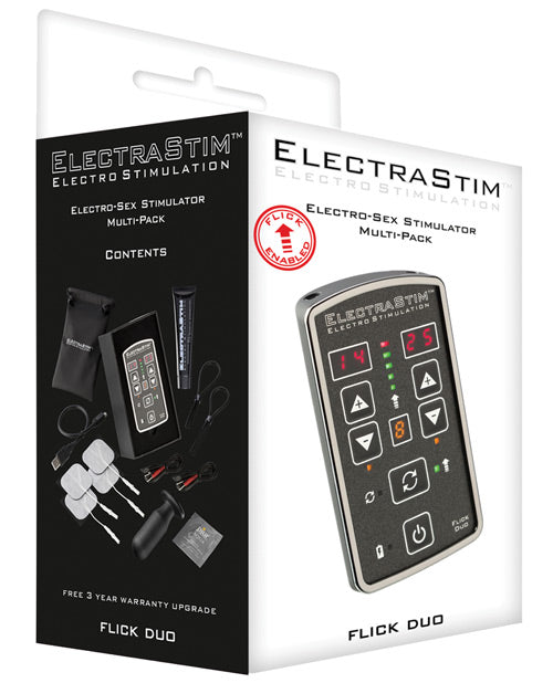 Electrastim Flick Duo Stimulator Multi Pack Em80-m - Naughtyaddiction.com