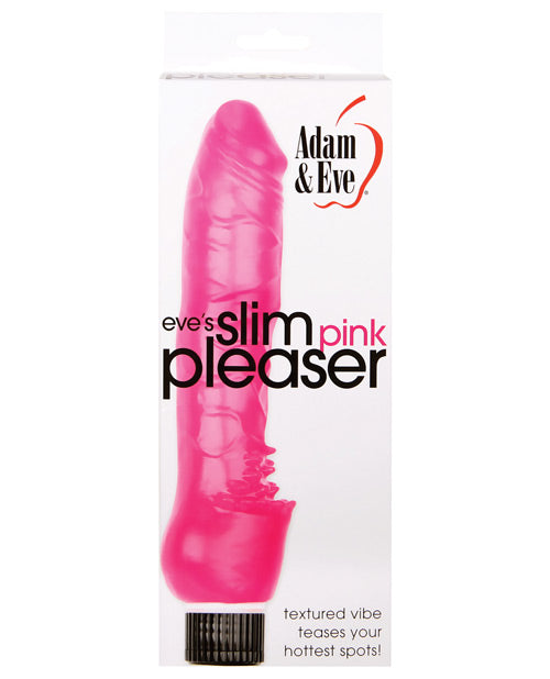 Adam & Eve Eves Slim Pink Pleaser - Naughtyaddiction.com