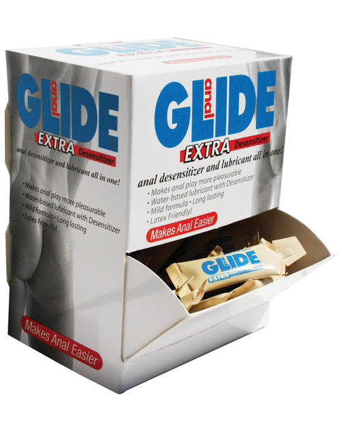 Anal Glide Extra Sample Packet - Box Of 50 - Naughtyaddiction.com