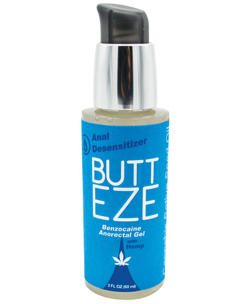 Butt Eze Desensitizing Lubricant W-hemp Seed Oil - 2 Oz - Naughtyaddiction.com
