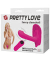 Pretty Love Fancy Remote Control Clamshell 30 Function - Fuchsia - Naughtyaddiction.com