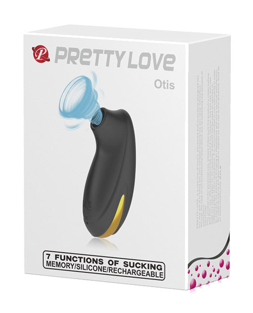 Pretty Love Otis Sucker - 7 Function Black & Gold - Naughtyaddiction.com