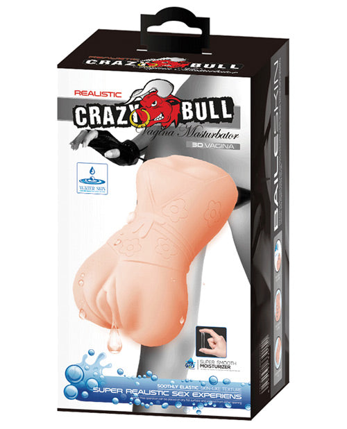 Crazy Bull No Lube Masturbator Sleeve - Vagina - Naughtyaddiction.com