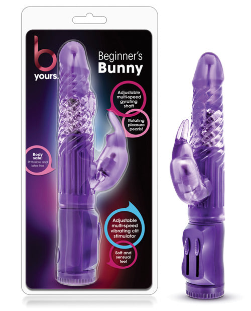 Blush B Yours Beginner's Bunny - Purple - Naughtyaddiction.com
