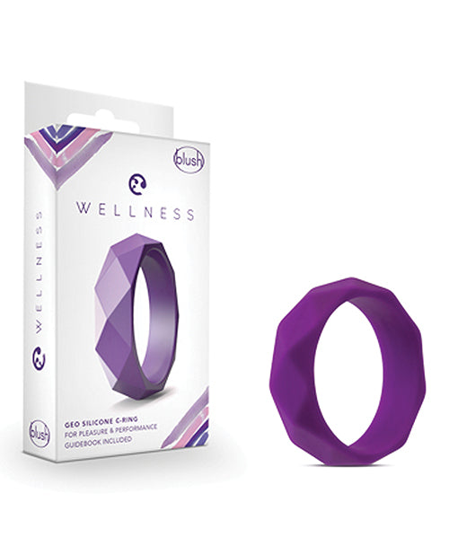Blush Wellness Geo C Ring - Purple - Naughtyaddiction.com