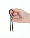 Lux Active Tether Adjustable Cock Tie - Black - Naughtyaddiction.com