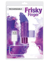 Frisky Finger Rechargeable - Purple - Naughtyaddiction.com