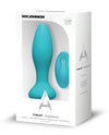 A Play Thrust Experienced Rechargeable Silicone Anal Plug W-remote - Teal - Naughtyaddiction.com