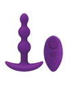 A Play Shaker Rechargeable Silicone Anal Plug W-remote - Purple