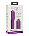 Pocket Rocket Elite Rechargeable W-removable Sleeve - Purple - Naughtyaddiction.com
