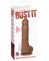 Bust It Squirting Realistic Cock W-1 Oz Nut Butter - Brown - Naughtyaddiction.com