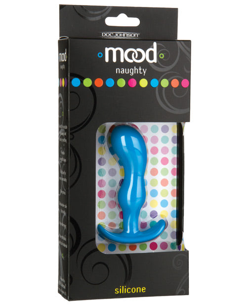 Mood Naughty 2 Butt Plug Small - Blue - Naughtyaddiction.com