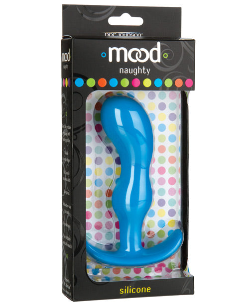 Mood Naughty 2 Butt Plug Large - Blue - Naughtyaddiction.com