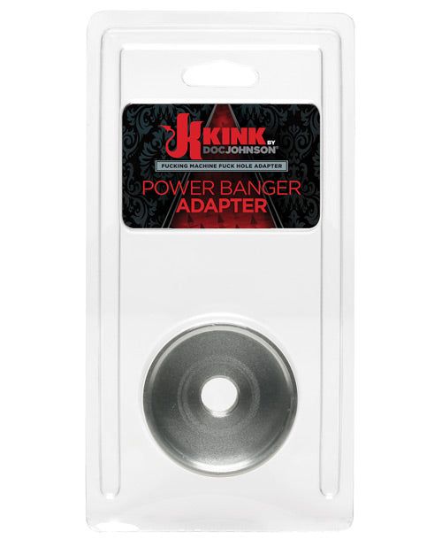 Kink Fucking Machines Power Banger Adapter For Fuck Hole Variable Pressure Stroker - Silver - Naughtyaddiction.com