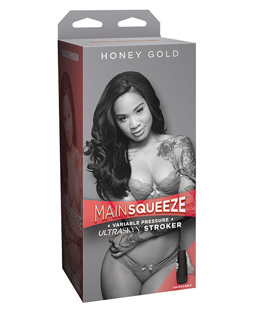 Main Squeeze Pussy Stroker - Honey Gold - Naughtyaddiction.com
