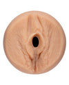 a close up of a round object with a hole in the middle