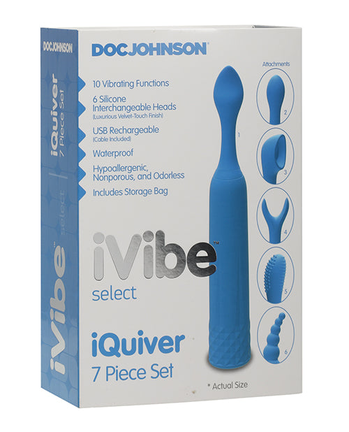 Ivibe Iquiver 7 Piece Set - Periwinkle - Naughtyaddiction.com
