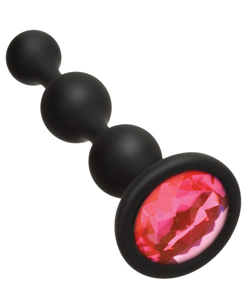 Booty Bling Wearable Silicone Beads - Pink - Naughtyaddiction.com