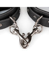 Easy Toys Faux Leather Handcuffs - Black - Naughtyaddiction.com