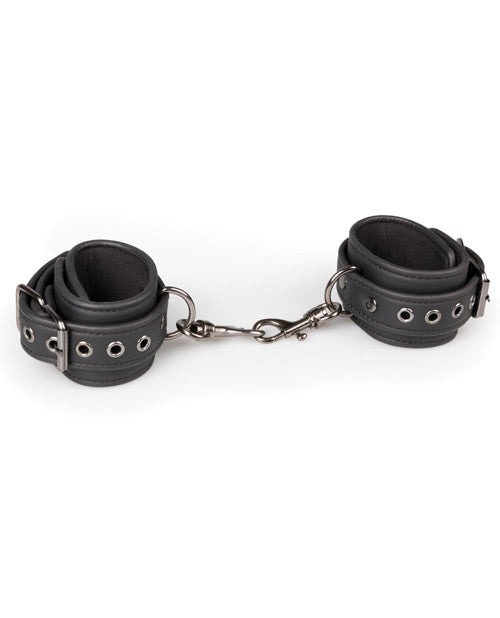 Easy Toys Fetish Ankle Cuffs - Black - Naughtyaddiction.com