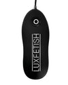 Lux Fetish 4" Inflatable Vibrating Butt Plug W-suction Base - Black - Naughtyaddiction.com