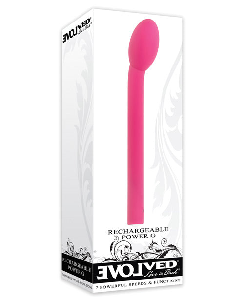 Evolved Rechargeable Power G - Pink - Naughtyaddiction.com