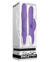 Evolved Thick & Thrust Bunny Dual Stim Rechargeable - Purple - Naughtyaddiction.com