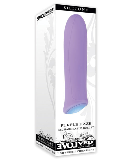 Evolved Purple Haze Rechargeable Bullet - Purple - Naughtyaddiction.com