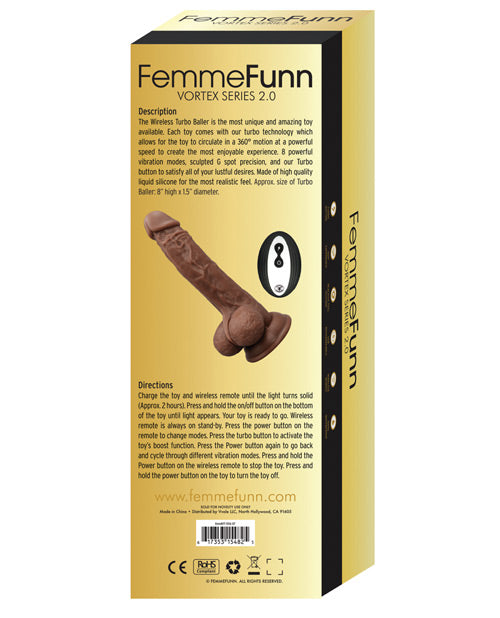 Femme Funn Turbo Baller 2.0 - Brown - Naughtyaddiction.com